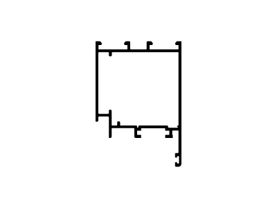 Parante hoja de puerta