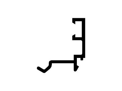 Contravidrio exterior puerta de rebatir