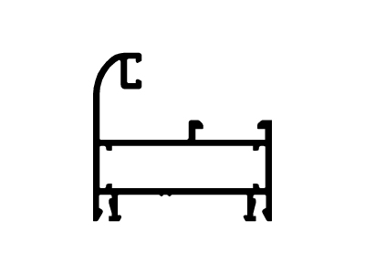 Marco curvo PF/abrir