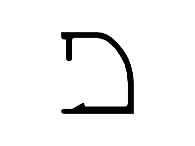 Contravidrio curvo 15 mm