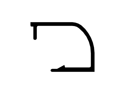 Contravidrio curvo 22 mm