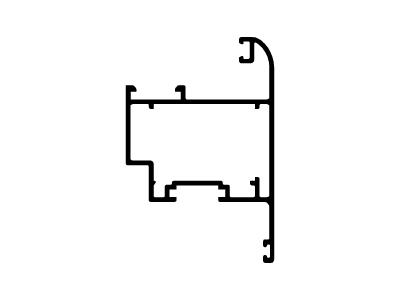 Hoja proyectante curva