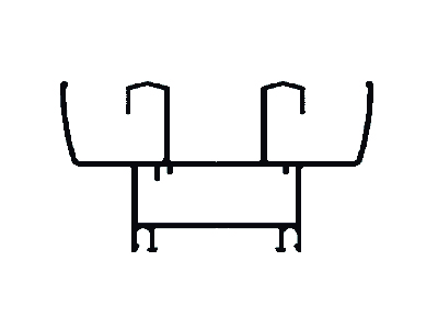 Marco corrediza 45°